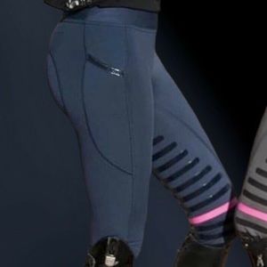 Navy Blue Riding Tights Size 30